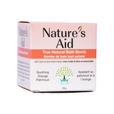 Nature's Aid True Natural Bath Bomb Soothing Orange Patchouli 85g