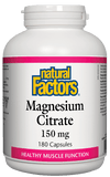 Natural Factors Magnesium Citrate 150mg - 180 Capsules