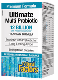 Natural Factors Ultimate Multi Probiotic 12 Billion - 60 Capsules