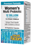 Natural Factors Women's Multi Probiotic 12 Billion - 60 Capsules