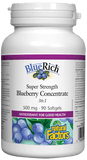 Natural Factors Blueberry Concentrate 500mg - 90 Softgels