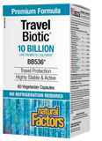 Natural Factors Travel Biotic® BB536®- 60 Capsules