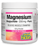 Natural Factors Magnesium Bisglycinate Pure 200mg - 120g