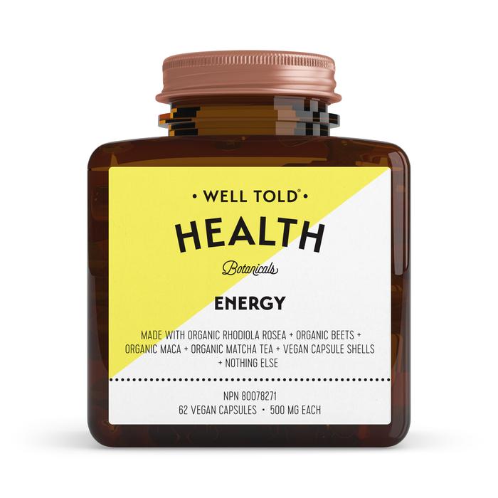 Well Told Health Energy - 62 Capsules