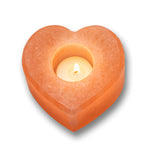 Heart Felt Living Himalayan Salt Tea Light Holder - Heart